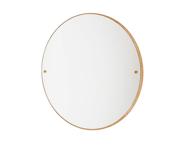 CM-1 Circle Mirror | Natural Oak | Large